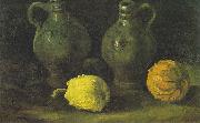 Vincent Van Gogh, Still life with two jugs and pumpkins